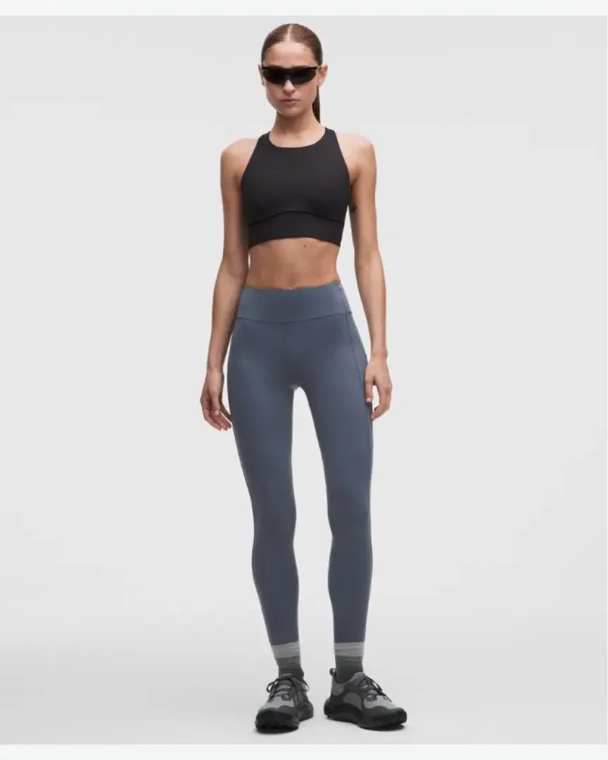 Lululemon legging thermique fast and free taille haute à 6 poches 71 cm Femme