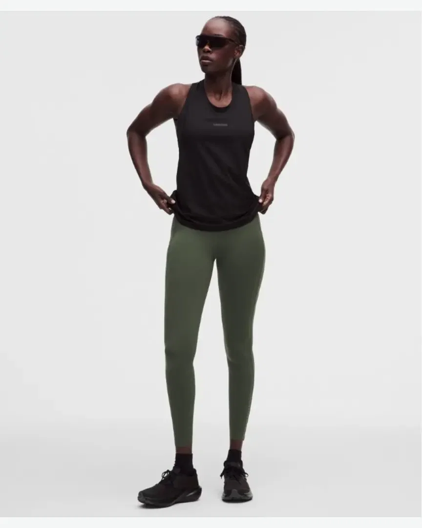Lululemon Legging Thermique Fast And Free Taille Haute À 6 Poches 71 Cm W