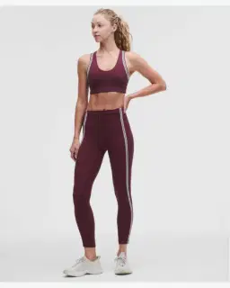 Lululemon legging groove taille haute 6 finitions rayées 4 cm Femme – 1/5