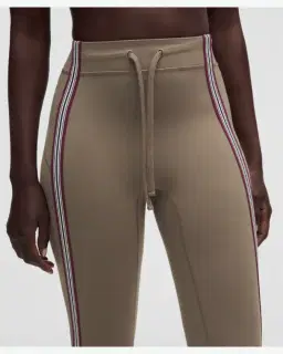 Lululemon legging groove taille haute finitions rayées 64 cm Femme – 4/5