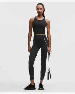 Lululemon legging wunder train no line taille haute à finitions passepoilées 64 cm Femme – 1/5