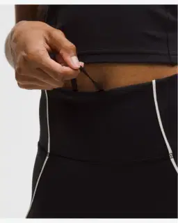 Lululemon legging wunder train no line taille haute à finitions passepoilées 64 cm Femme – 4/5