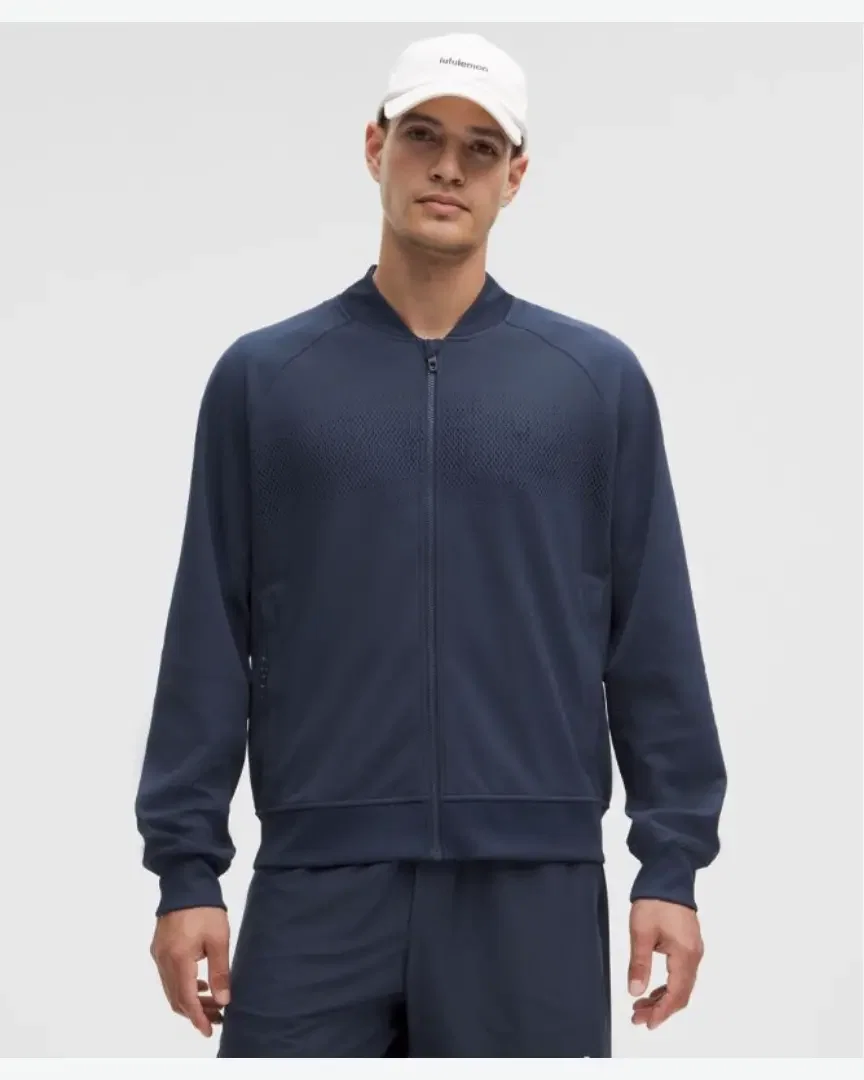 Lululemon men's engineered knit mesh tennis jacket Homme