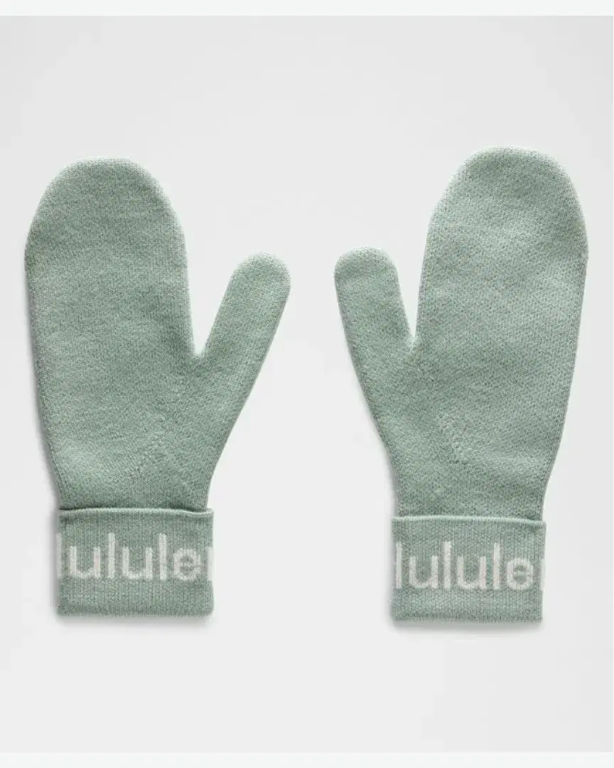 Lululemon Moufles En Laine Mérinos Avec Logo - Unisex (5) au meilleur prix !