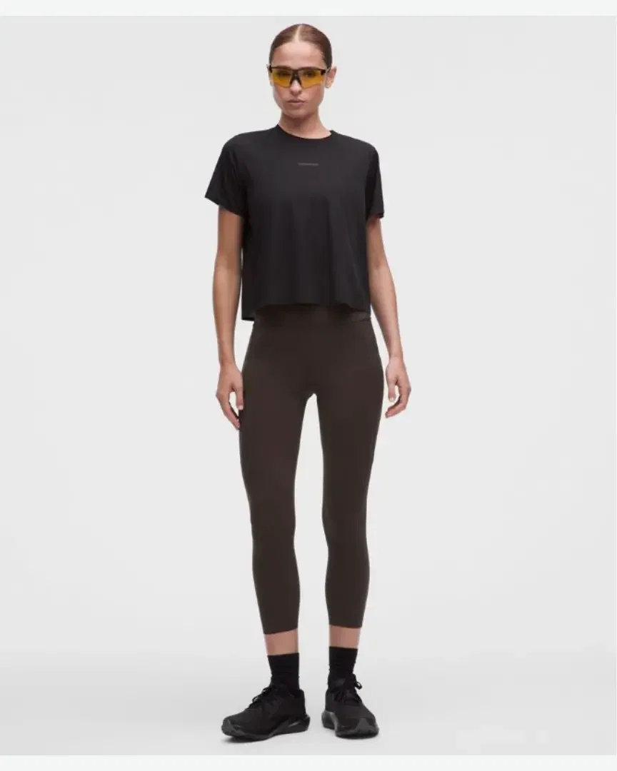Lululemon pantacourt fast and free taille haute à 6 poches 58 cm Femme