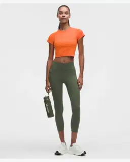 Lululemon pantacourt fast and free taille haute à 6 poches 58 cm Femme – 1/5