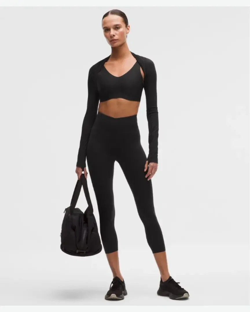 Lululemon pantacourt glow up taille très haute 58 cm Femme