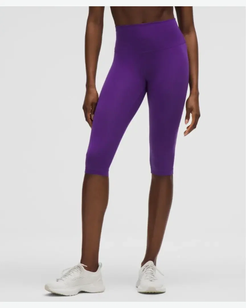 Lululemon pantacourt wunder train taille haute 38 cm Femme