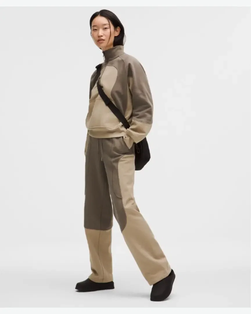 Lululemon pantalon droit taille mi-haute en molleton collection slnsh Femme