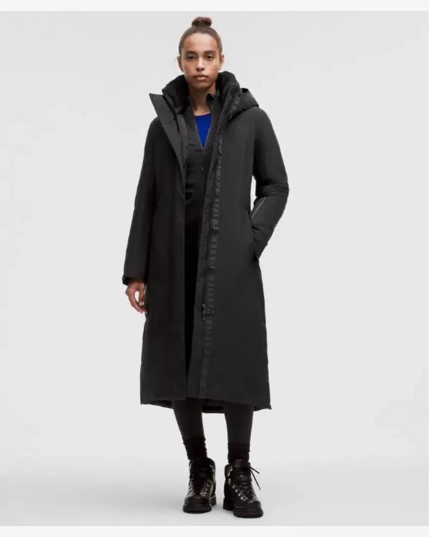 Lululemon Parka Longue Snow Warrior En Duvet 600 Cuin W