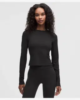 Lululemon petit haut côtelé à manches longues Femme – 1/5