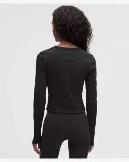 Lululemon petit haut côtelé à manches longues Femme – 3/5