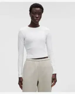 Lululemon petit haut côtelé à manches longues Femme – 1/5