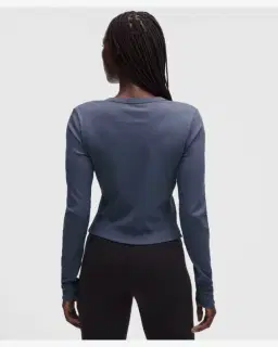 Lululemon petit haut côtelé à manches longues Femme – 3/5