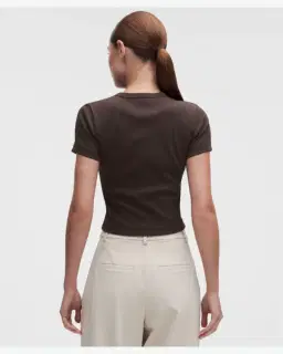 Lululemon petit t-shirt côtelé Femme – 3/5