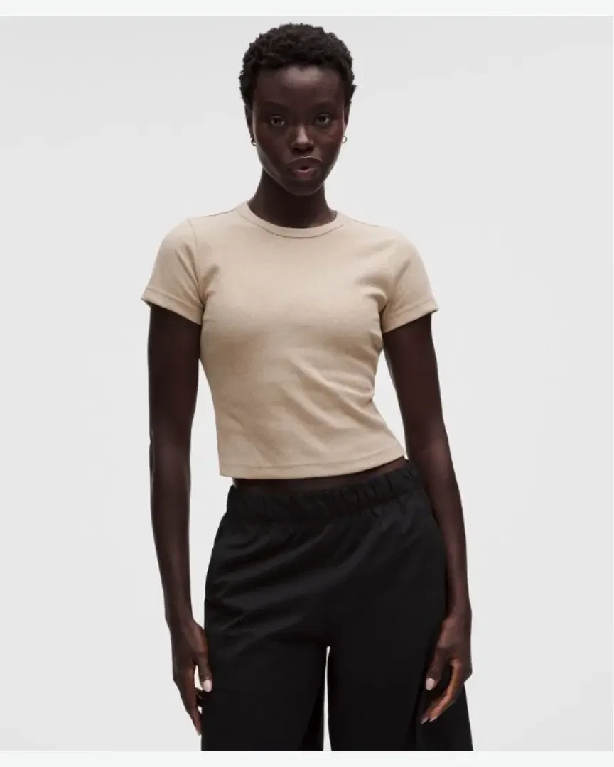 Lululemon Petit T-Shirt Côtelé W