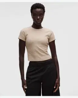 Lululemon petit t-shirt côtelé Femme – 1/5