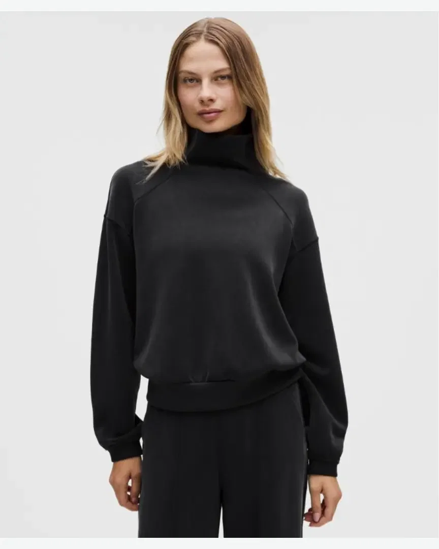 Lululemon pull à col montant brossé Femme