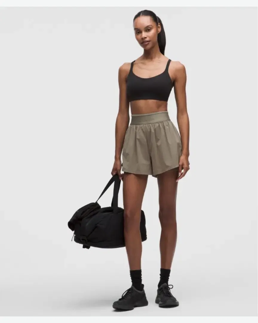 Lululemon short 2-en-1 license to train taille très haute Femme