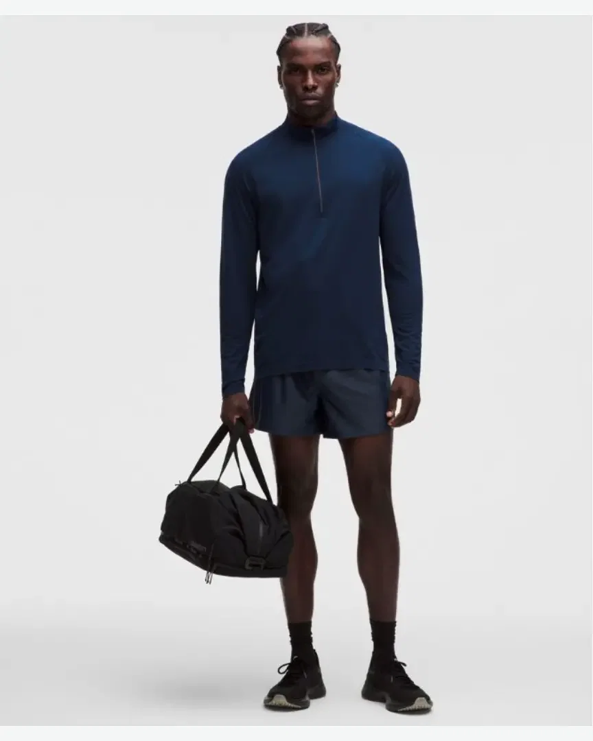 Lululemon short de sport en maille non doublé 10 cm Homme