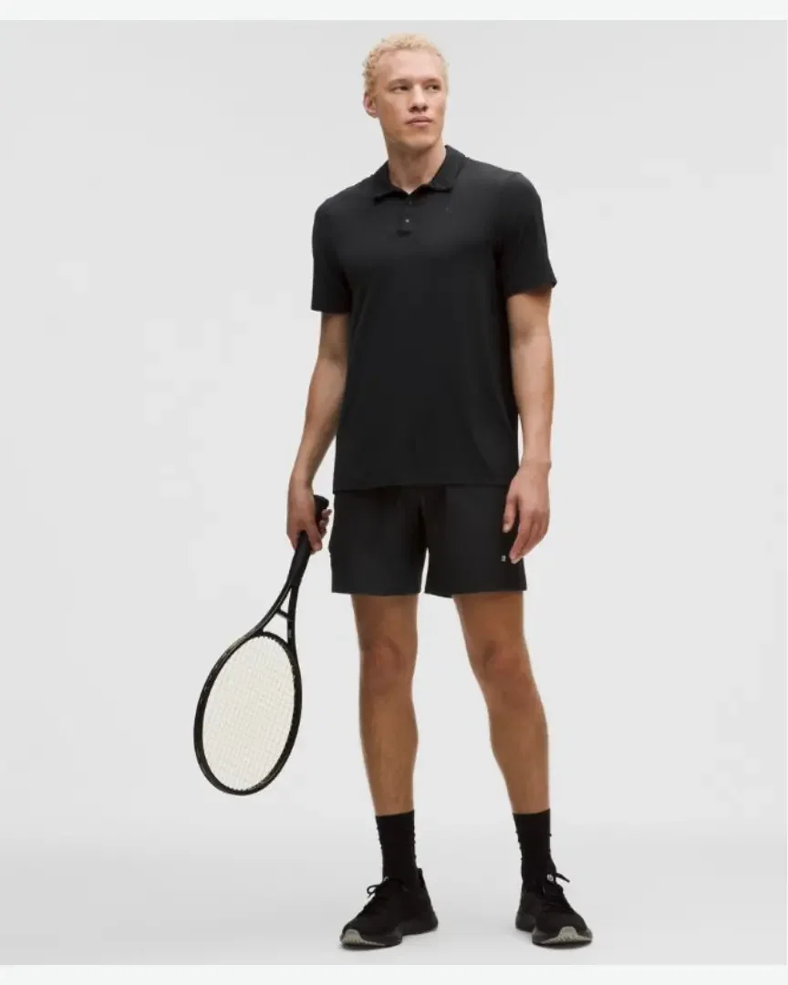 Lululemon Short De Tennis Rayée 18 Cm M