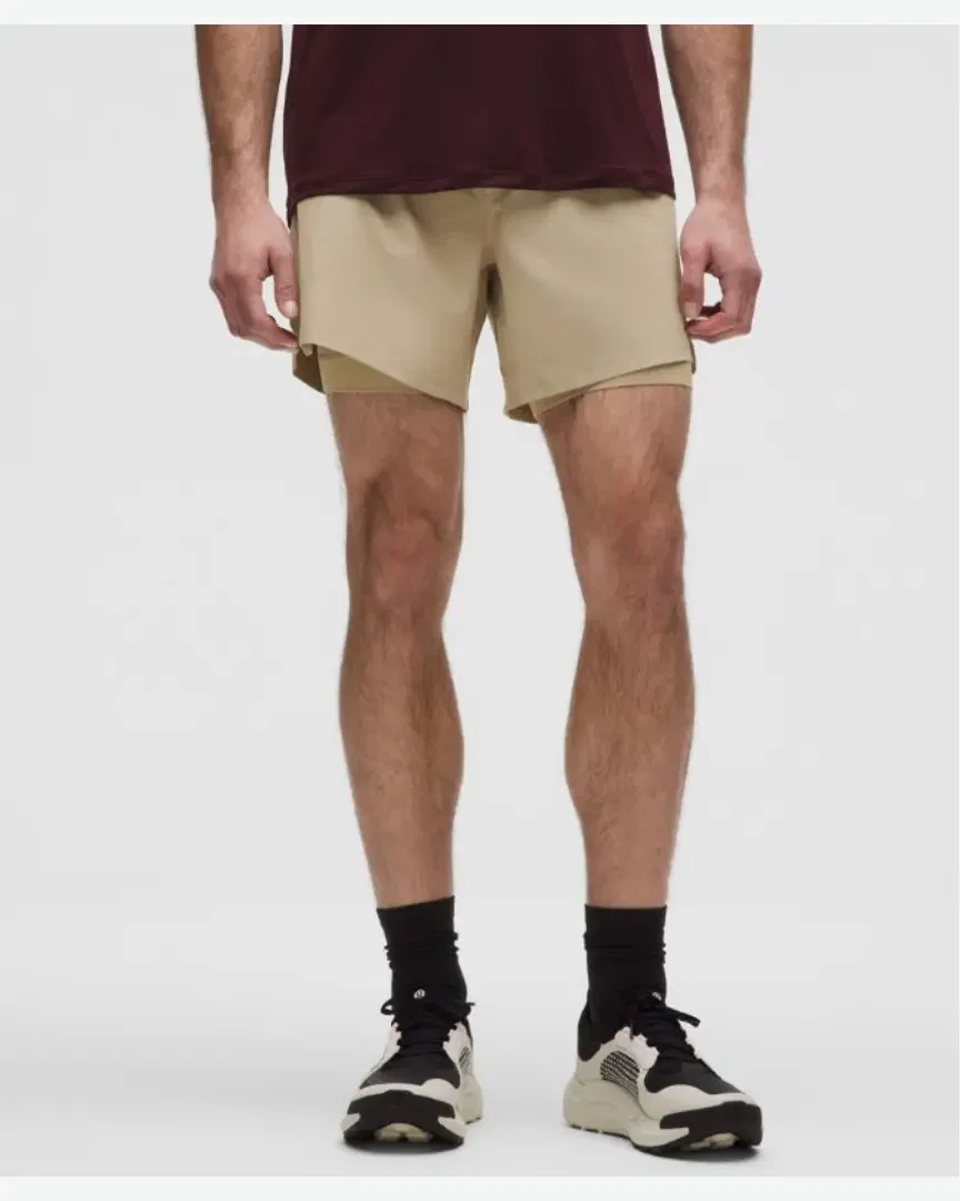 Lululemon short de trail à multiples poches 15 cm Homme