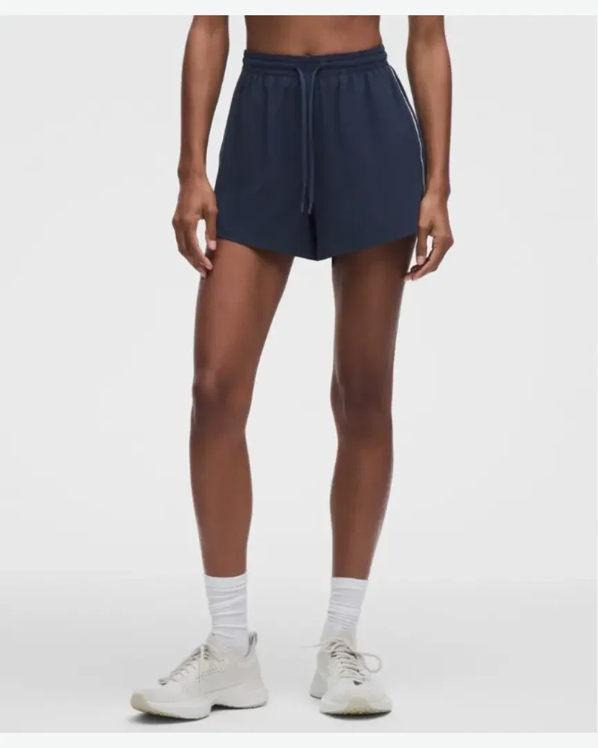 Lululemon Short Décontracté Léger Taille Haute 8 Cm Doublure Longue W