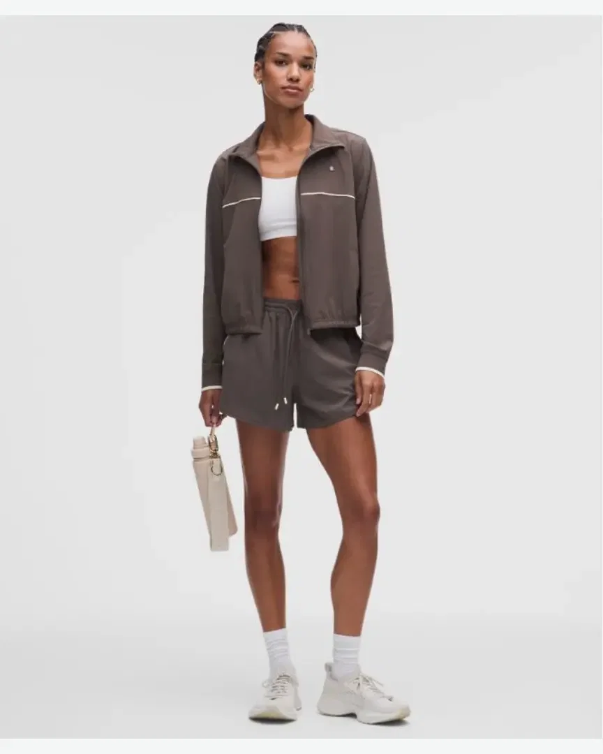 Lululemon Short Décontracté Léger Taille Haute 8 Cm Doublure Longue W