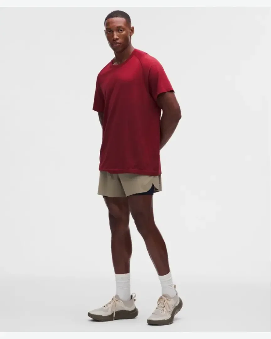 Lululemon Short Doublé Fast And Free Nouveau Design 13 Cm M