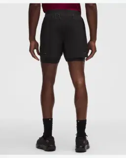 Lululemon short doublé fast and free nouveau design 13 cm Homme – 3/5