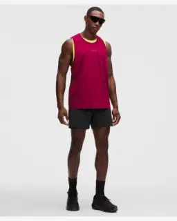 Lululemon short doublé fast and free nouveau design 13 cm Homme – 5/5