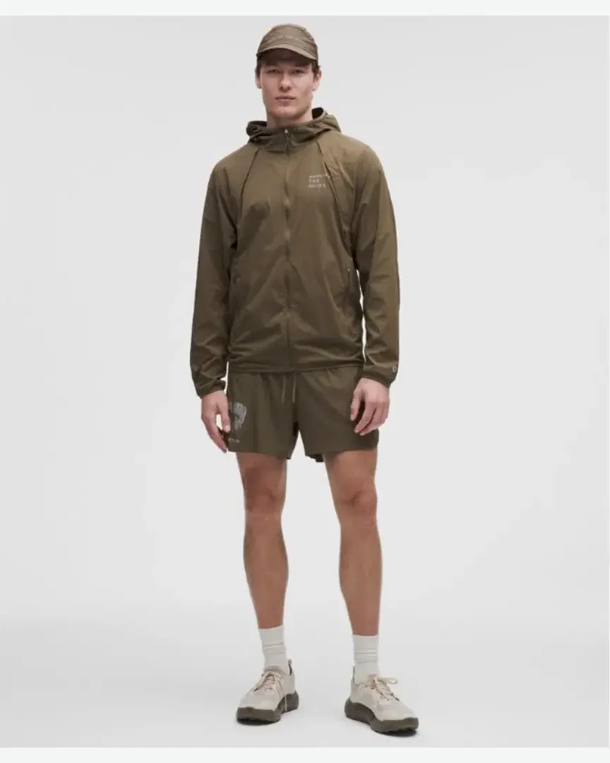 Lululemon Short Doublé Fast And Free X Geoff Mcfetridge 13 Cm M