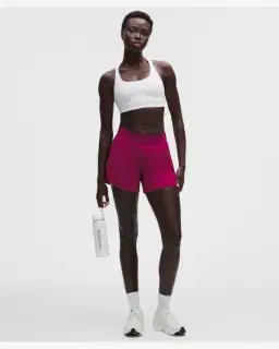 Lululemon short doublé taille haute track that 13 cm Femme – 1/5