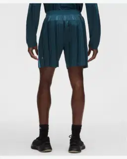 Lululemon short entraînement en maille rayée sans doublure 18 cm Homme – 3/5