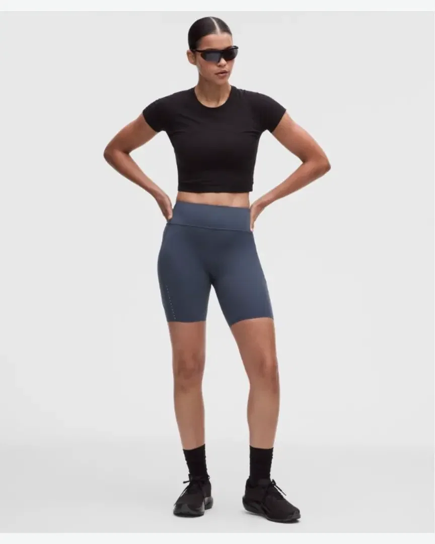 Lululemon short fast and free taille haute 5 poches 20 cm Femme