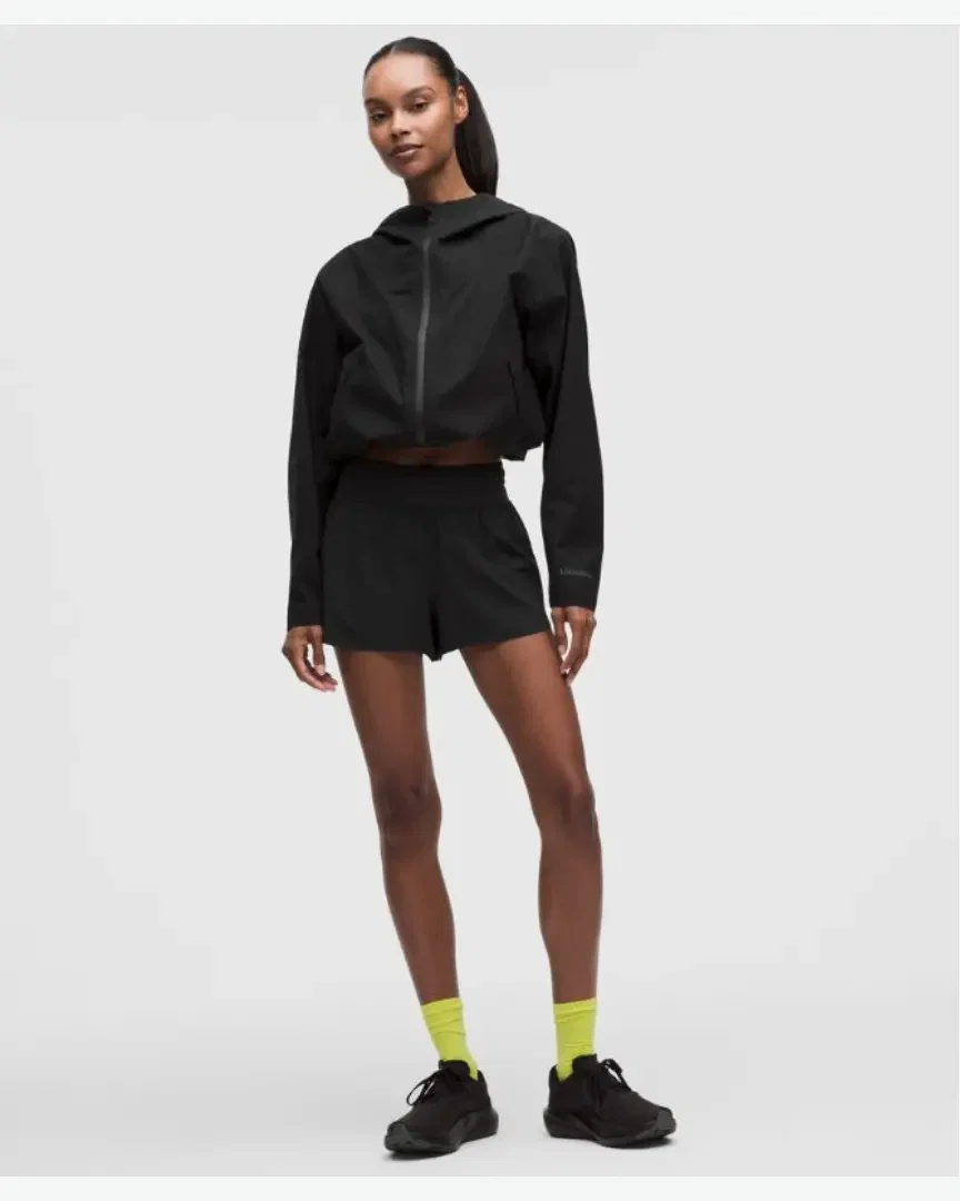 Lululemon Short Fendu Fast And Free Taillei-Haute Nouveau Design 8 Cm W