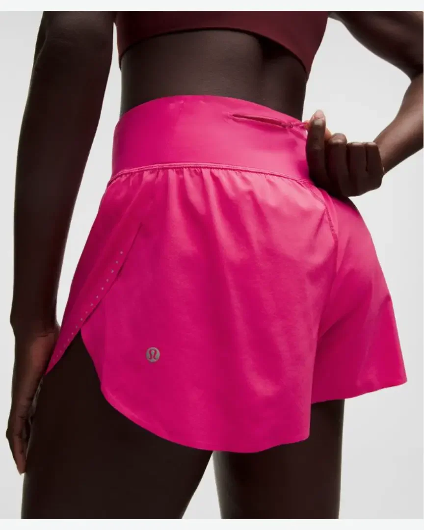 Lululemon short fendu fast and free taillei-haute nouveau design 8 cm Femme