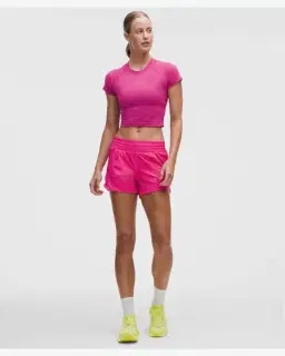 Lululemon short hotty hot doublé taille haute 10 cm Femme – 1/5