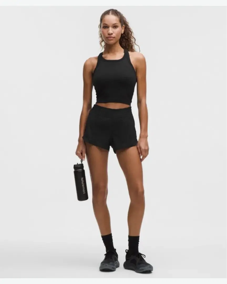 Lululemon Short Hotty Hot Doublé Taille Haute 6, 5 Cm W