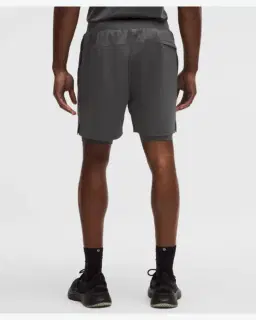 Lululemon short license to train doublé 18 cm Homme – 3/5