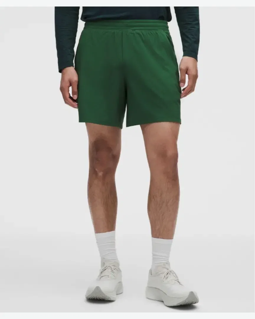 Lululemon short pace breaker doublé 18 cm Homme