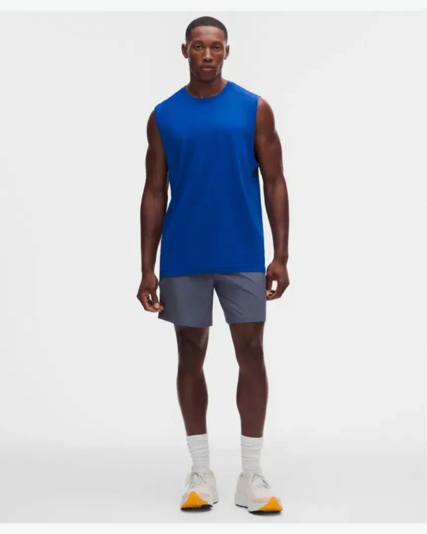 Lululemon short pace breaker doublé 18 cm Homme