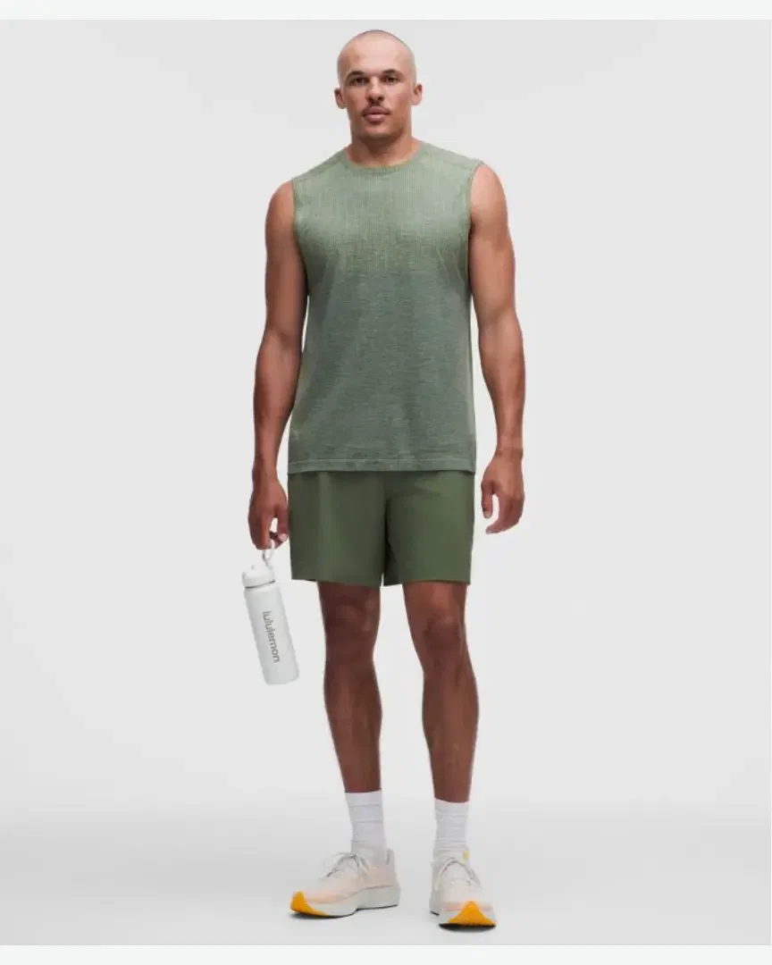 Lululemon short pace breaker doublé 18 cm Homme