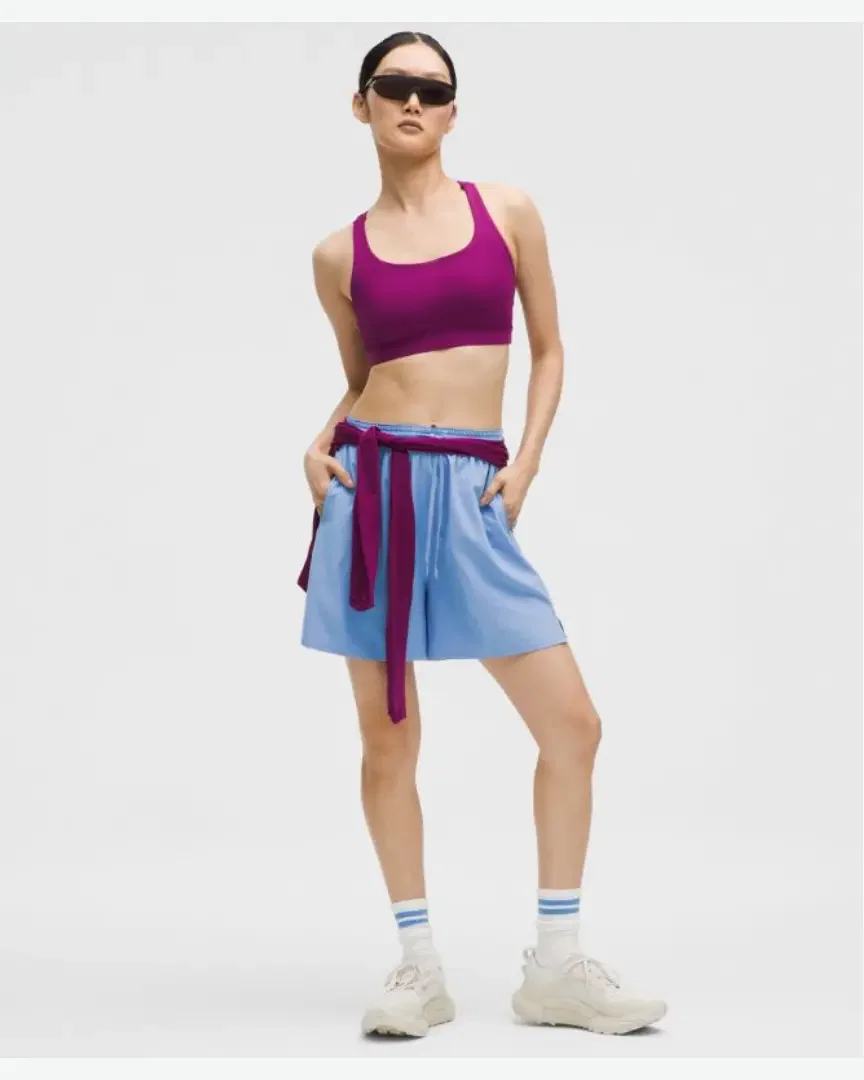 Lululemon short pace rival taille haute 13 cm Femme
