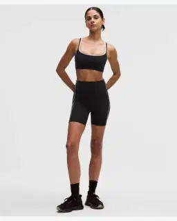 Lululemon short passepoilé taille haute wunder train no line 15 cm Femme – 1/5