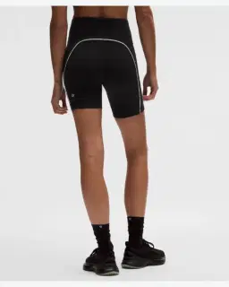Lululemon short passepoilé taille haute wunder train no line 15 cm Femme – 3/5