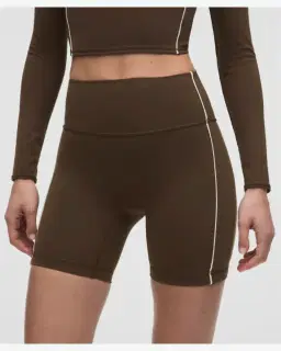 Lululemon short passepoilé taille haute wunder train no line 15 cm Femme – 5/5