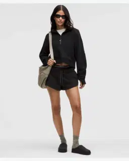 Lululemon short scuba oversized taillei-haute ourlet dolphin 8 cm Femme – 1/5