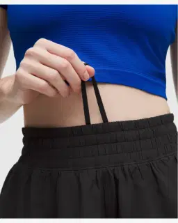 Lululemon short shake it out taille haute 6 cm Femme – 4/5