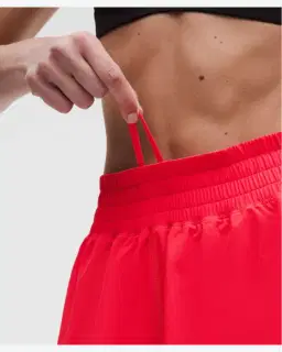 Lululemon short shake it out taille haute 6 cm Femme – 4/5